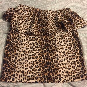 Cheetah Print Skirt